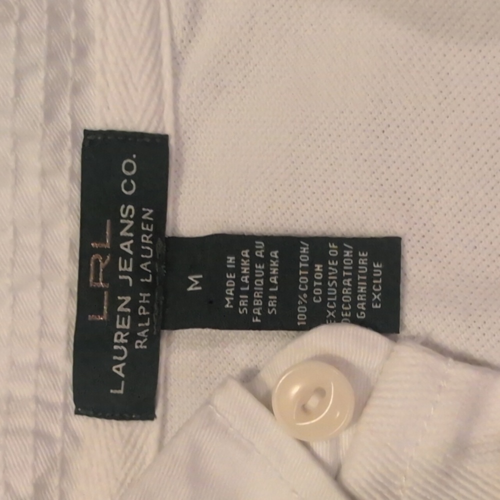 Ralph Lauren Cream Long Sleeve Polo - Picture 2 of 13